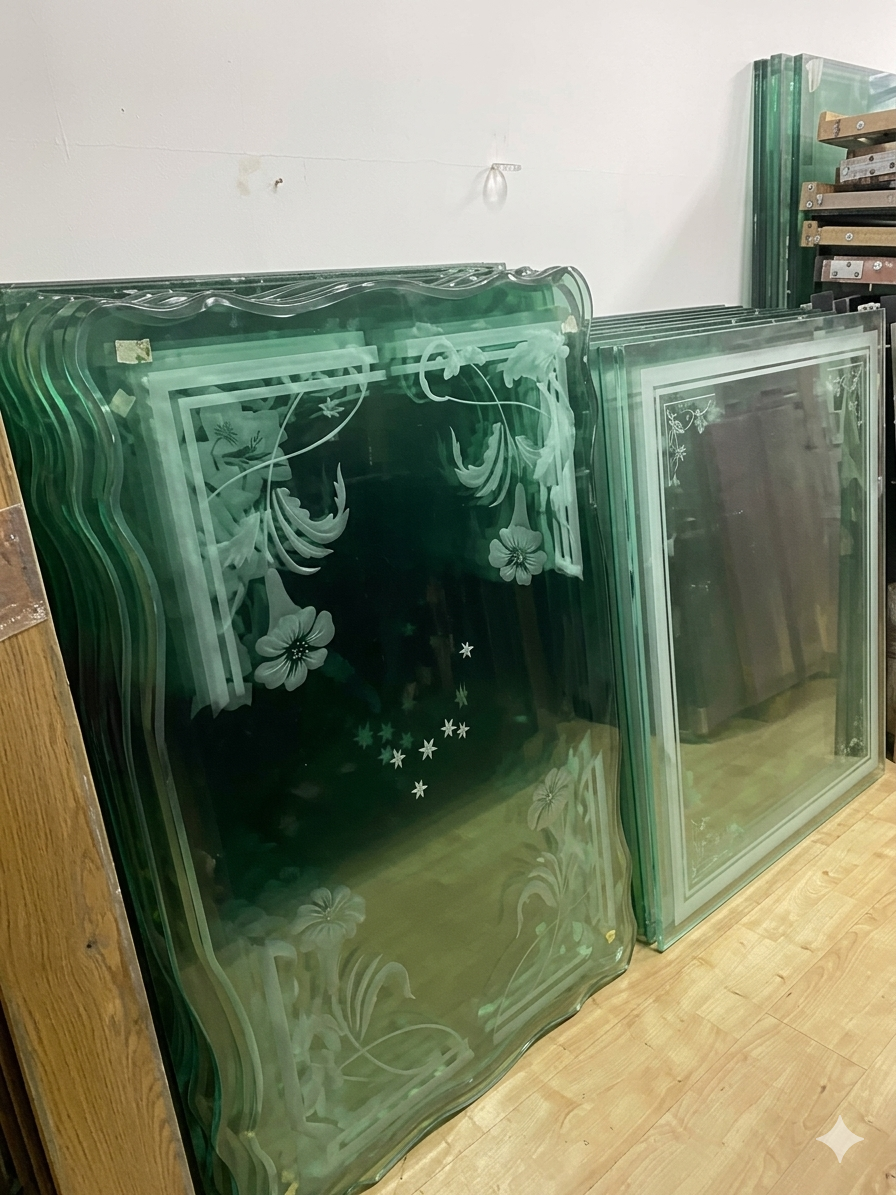 Vidrios de comedor fabricados